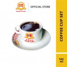 Kluang TV Coffee Vintage Ceramic Cup and Saucer Set 185ml (Limited Edition) Authentic Merchandise